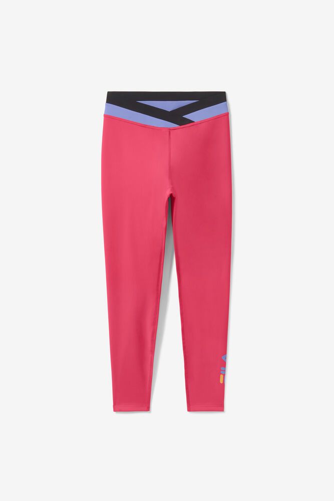 Fila Naisten Housut Peerless 7/8 Legging Pinkki - VNFS-10354